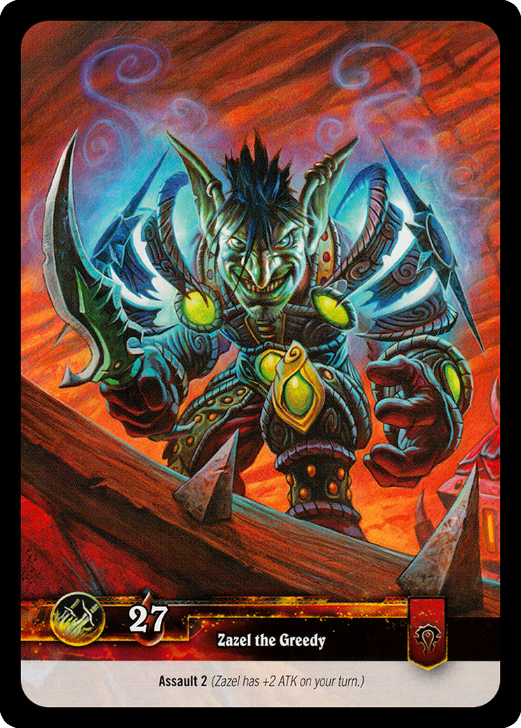 Zazel the Greedy 背面